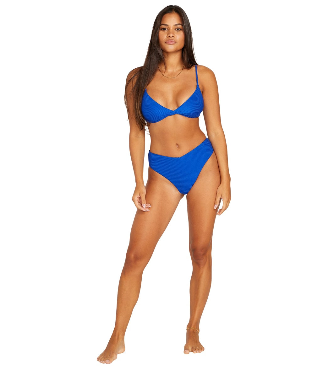 Volcom Women's Simply Rib Retro Bikini Bottom