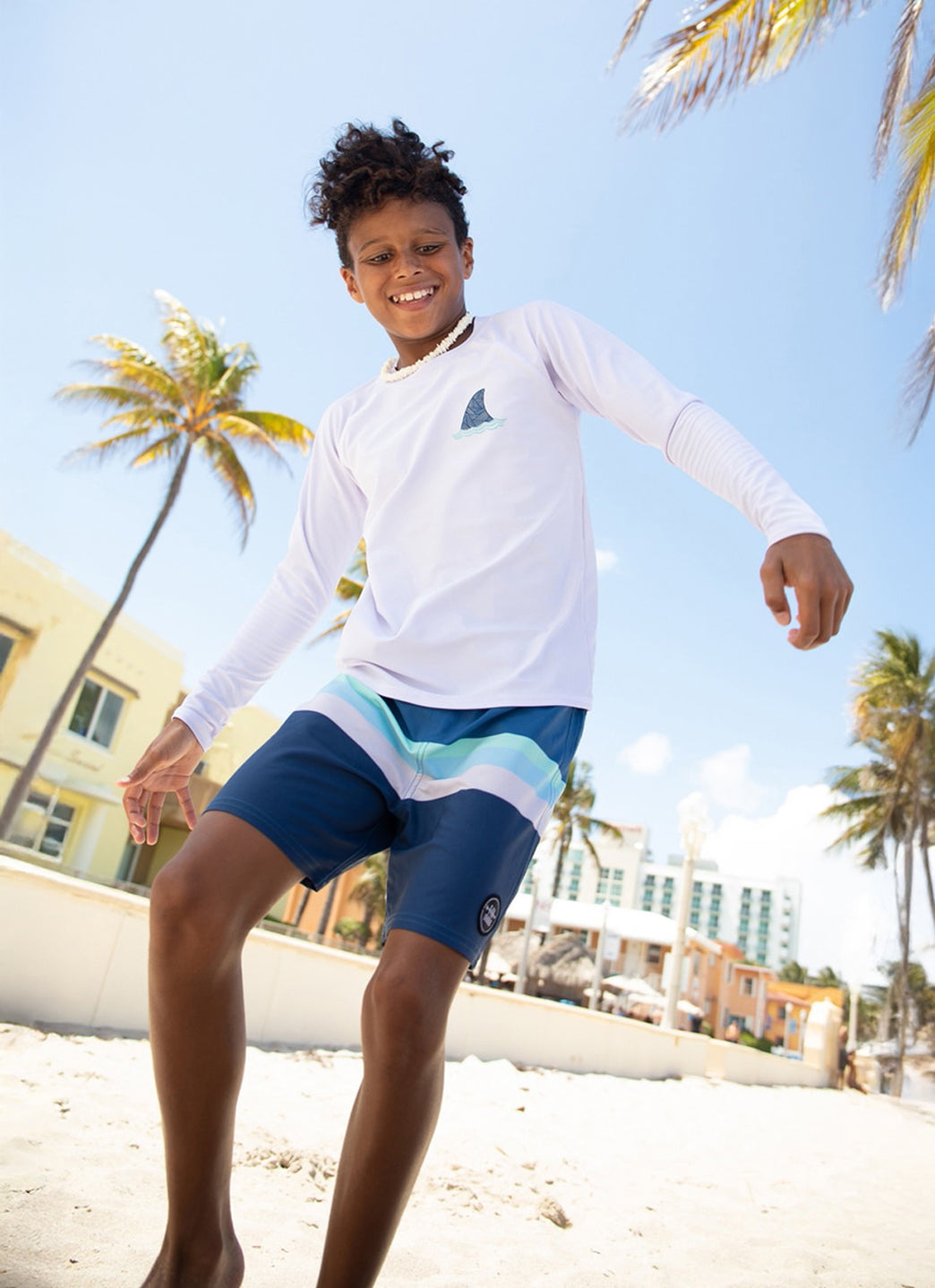 Feather 4 Arrow Boys' Long Sleeve Rashguard (Toddler, Little Kid, Big Kid)