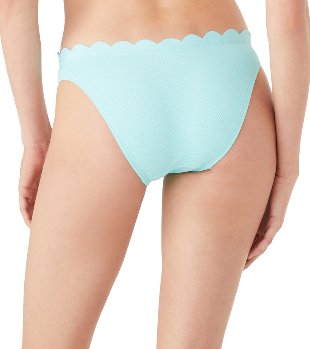 Kate Spade New York Women's Pique High Cut Bikini Bottom