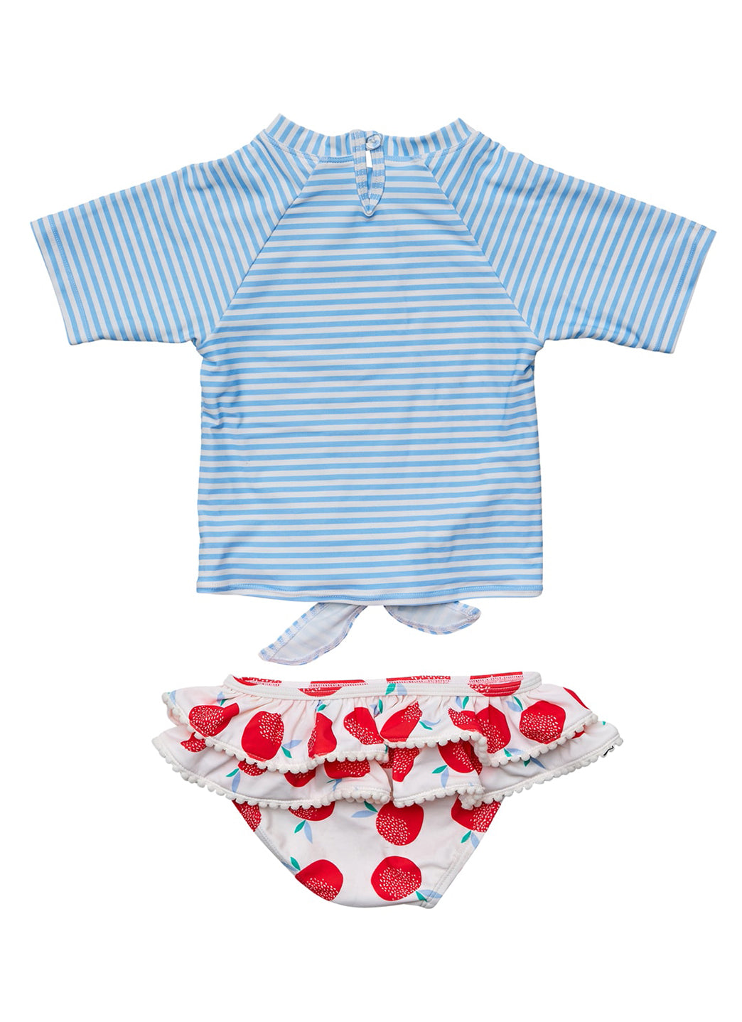 Snapper Rock Girls' Juicy Fruit Short Sleeve Rashguard Set (Baby, Toddler, Little Kid)