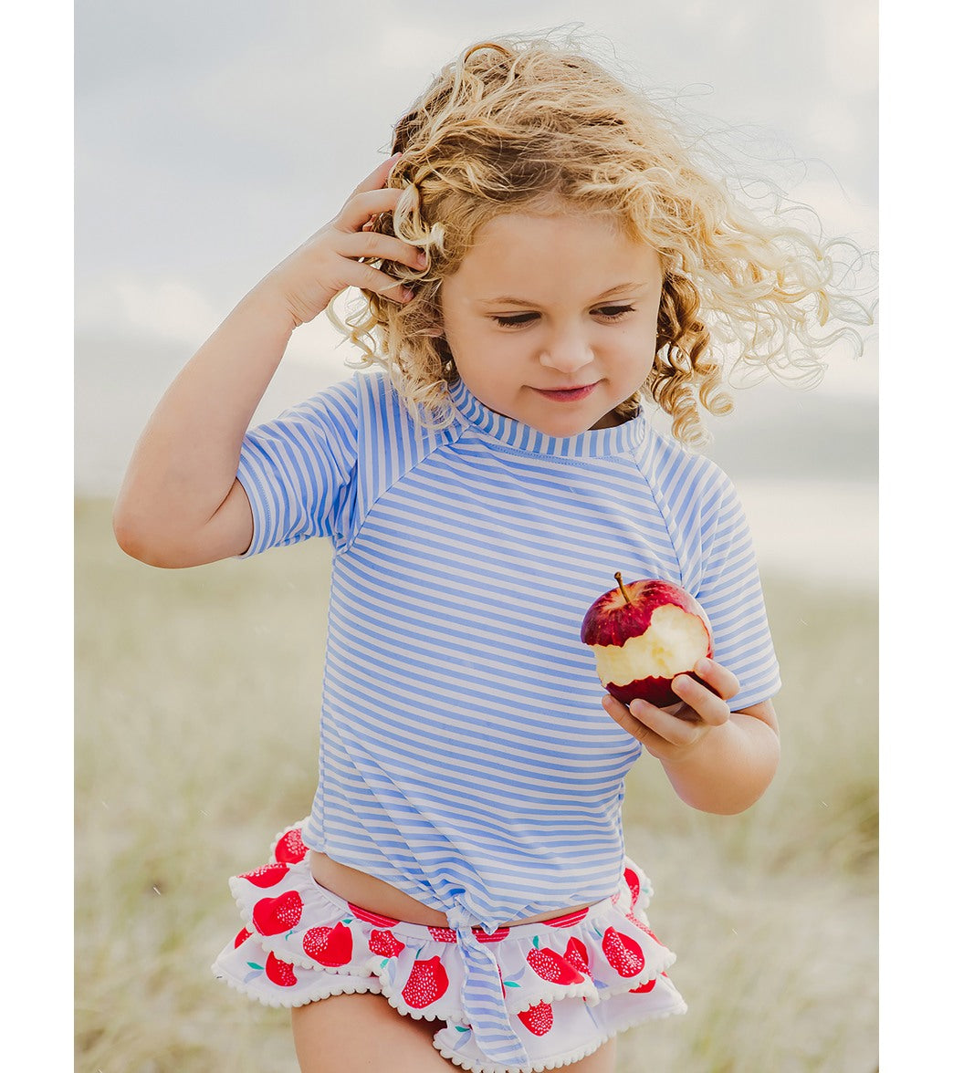 Snapper Rock Girls' Juicy Fruit Short Sleeve Rashguard Set (Baby, Toddler, Little Kid)