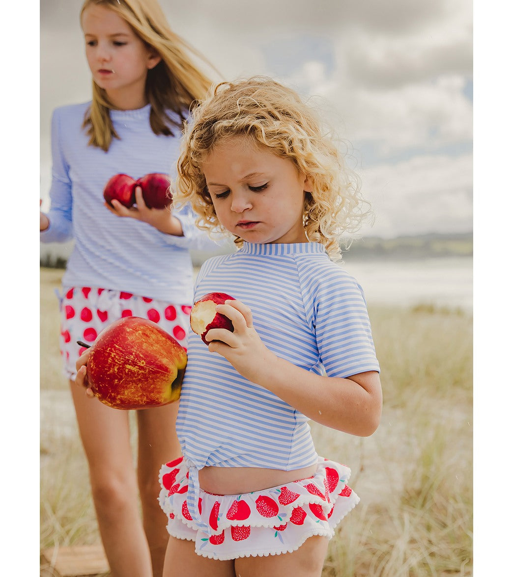 Snapper Rock Girls' Juicy Fruit Short Sleeve Rashguard Set (Baby, Toddler, Little Kid)