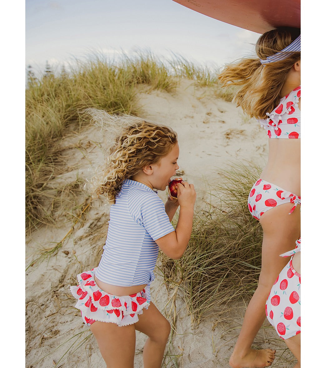 Snapper Rock Girls' Juicy Fruit Short Sleeve Rashguard Set (Baby, Toddler, Little Kid)