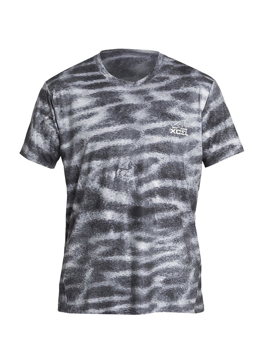 Xcel Men's Juan Shark Water Inspired VentX Relaxed Fit Short Sleeve UV Surf Shirt