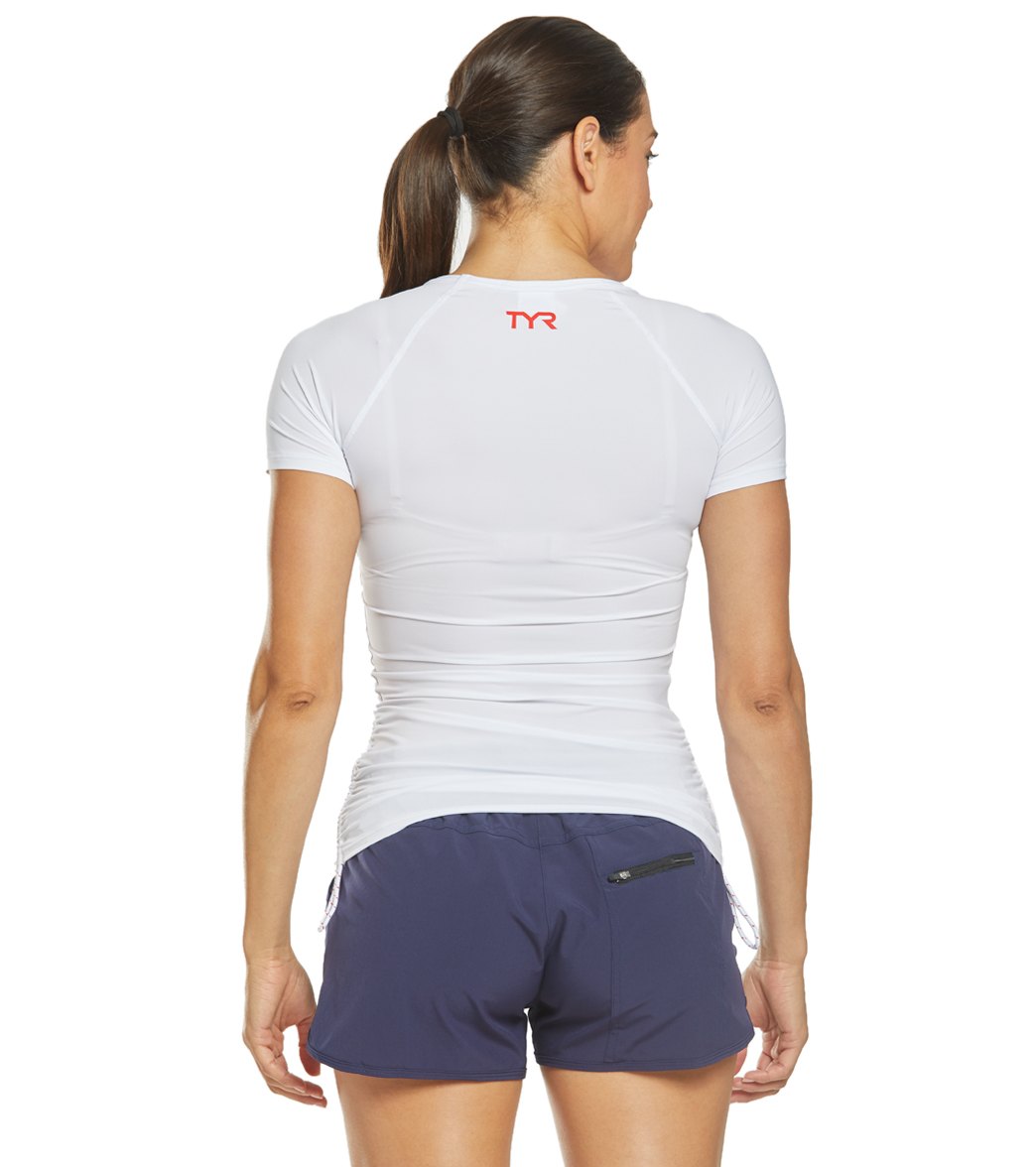 TYR Women's Guard Short Sleeve Rashguard
