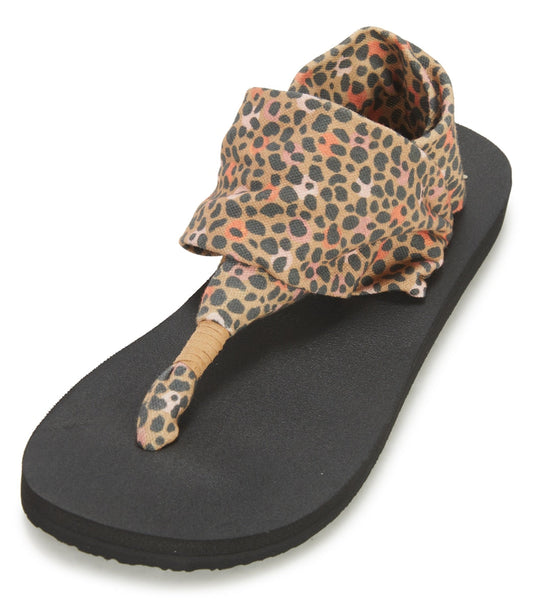 Sanuk Women's Sling St Cheetah Sandal