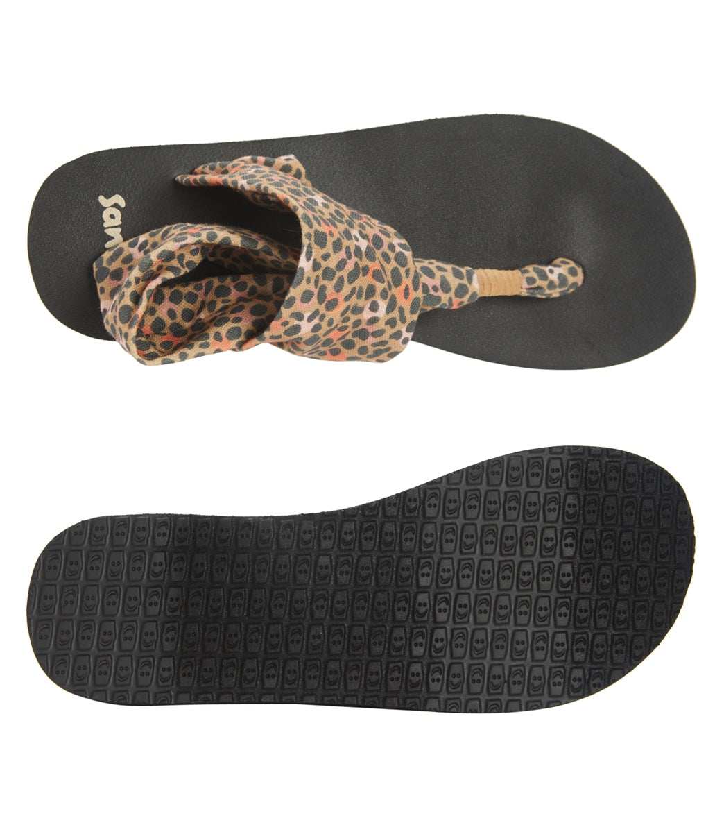 Sanuk Women's Sling St Cheetah Sandal
