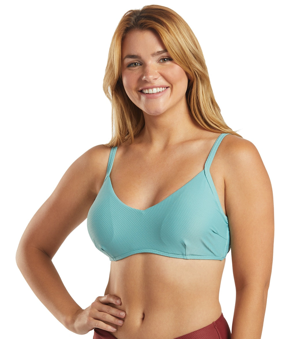 Azura Women's Azura Pique Bralette Bikini Top (DD/E Cup)