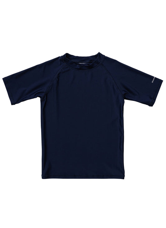 Snapper Rock Boys' Navy Short Sleeve Rashguard (Toddler, Little Kid, Big Kid)