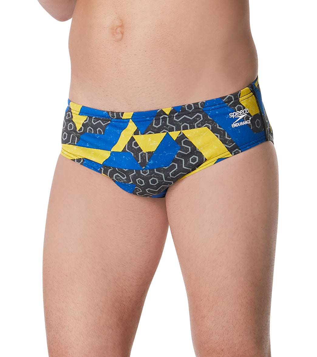 Speedo Men's Ruse Blocks Brief Swimsuit