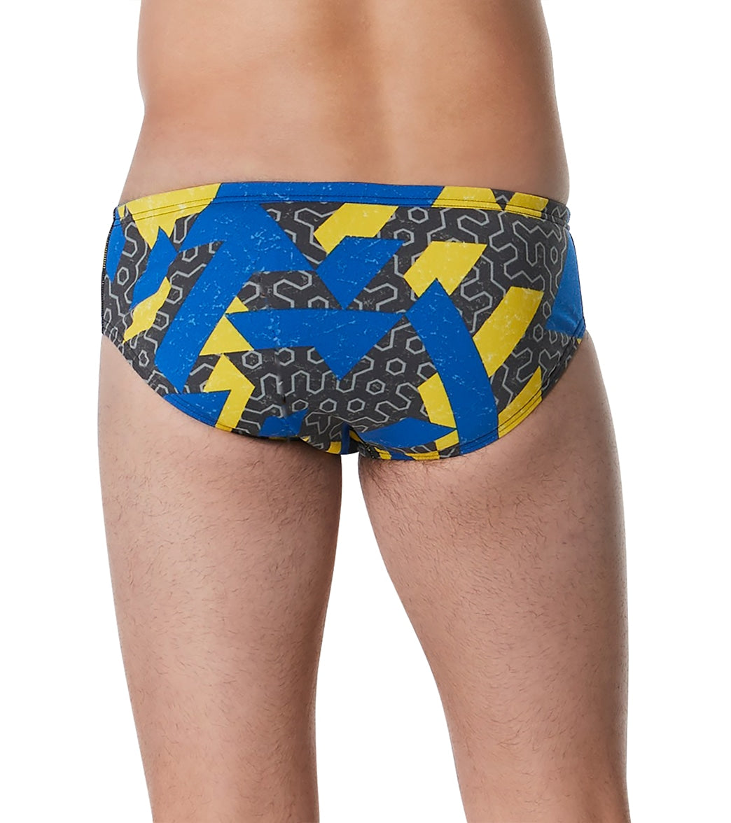 Speedo Men's Ruse Blocks Brief Swimsuit