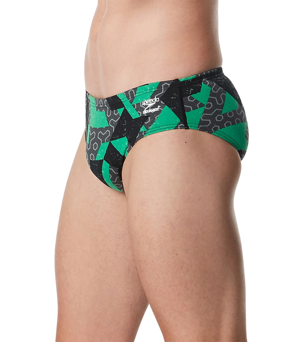 Speedo Men's Ruse Blocks Brief Swimsuit