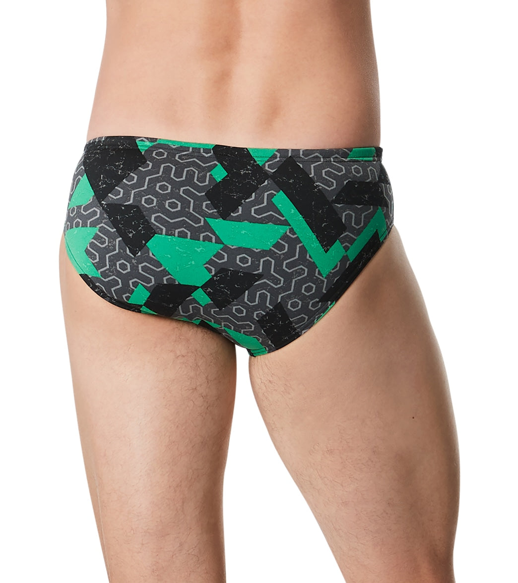 Speedo Men's Ruse Blocks Brief Swimsuit