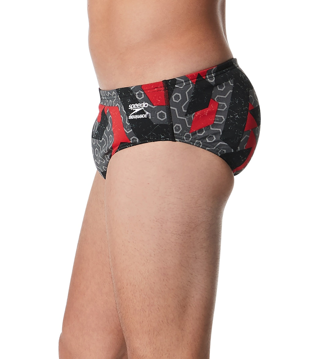 Speedo Men's Ruse Blocks Brief Swimsuit
