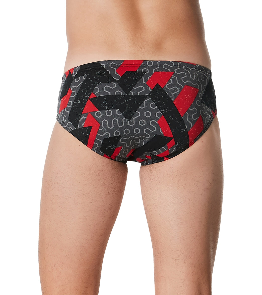 Speedo Men's Ruse Blocks Brief Swimsuit