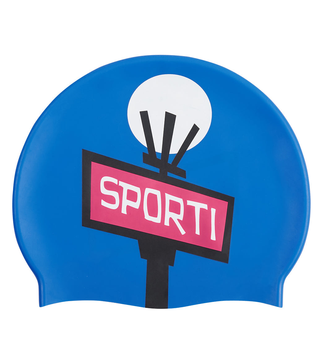 Sporti Paris Metro Pop Silicone Swim Cap