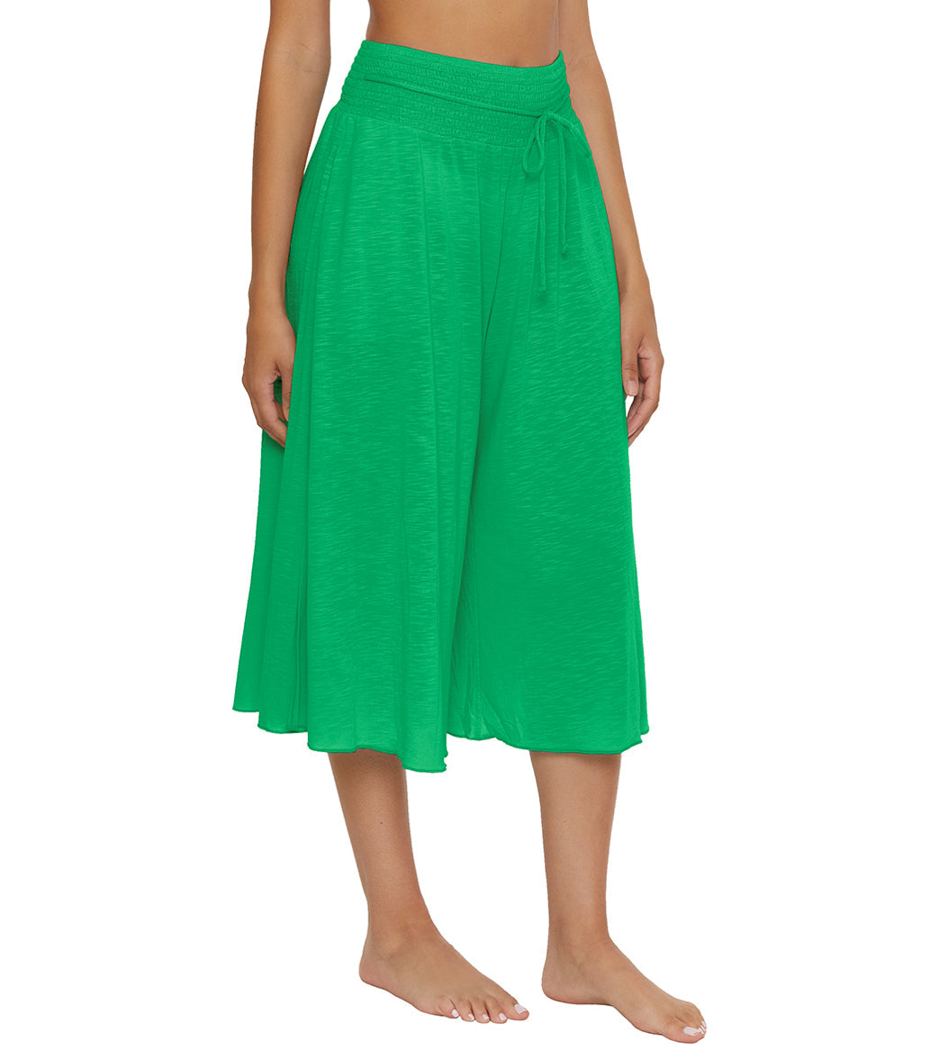 Becca Swim Women's Breezy Basics Gaucho Cover Up Pants