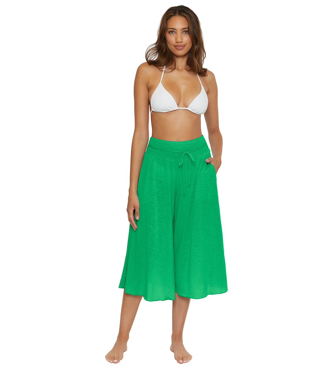 Becca Swim Women's Breezy Basics Gaucho Cover Up Pants