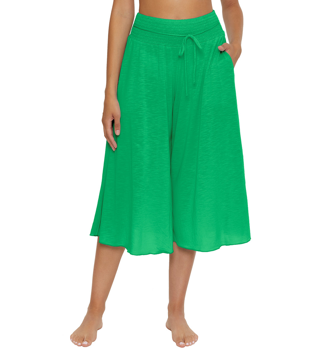 Becca Swim Women's Breezy Basics Gaucho Cover Up Pants