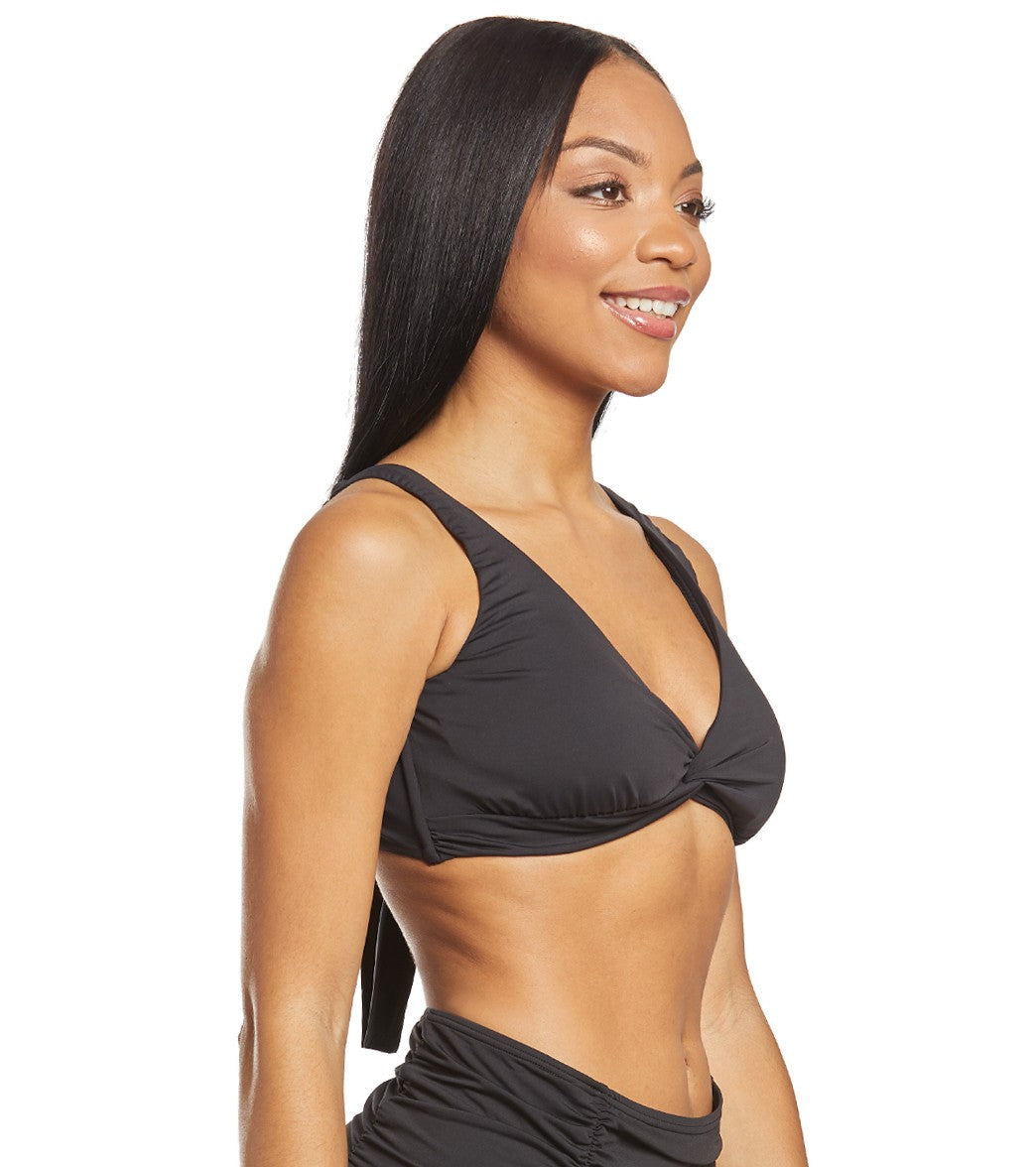 Tommy Bahama Pearl Solids Underwire Twist Front Bikini Top