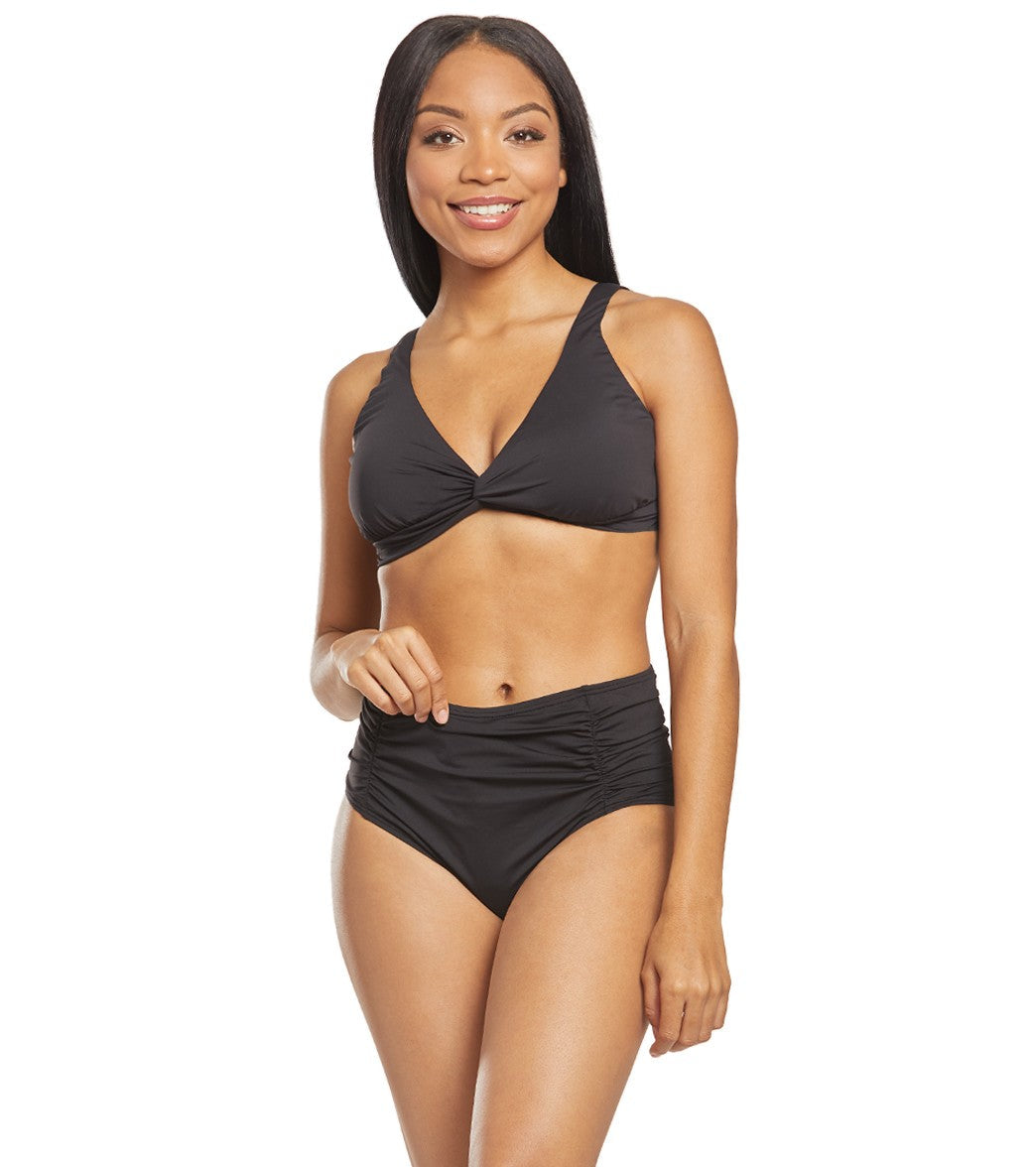 Tommy Bahama Pearl Solids Underwire Twist Front Bikini Top