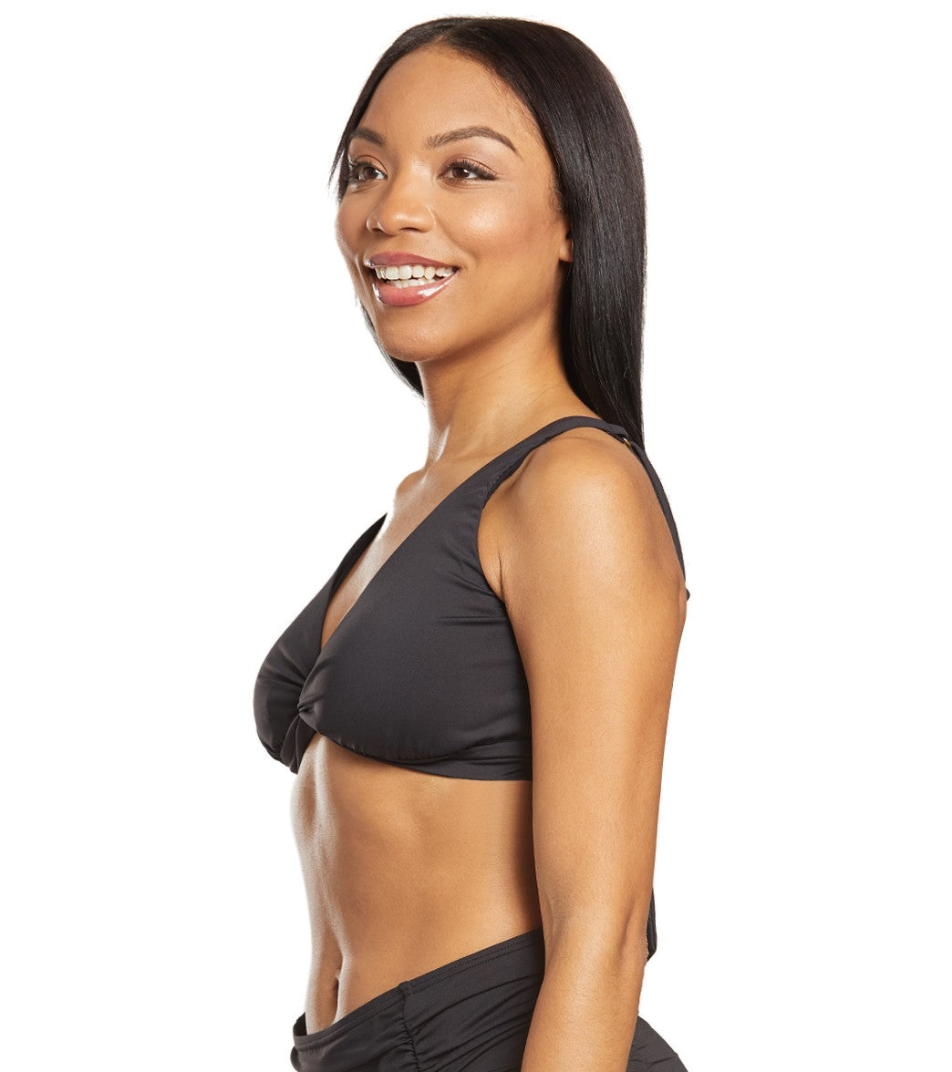 Tommy Bahama Pearl Solids Underwire Twist Front Bikini Top