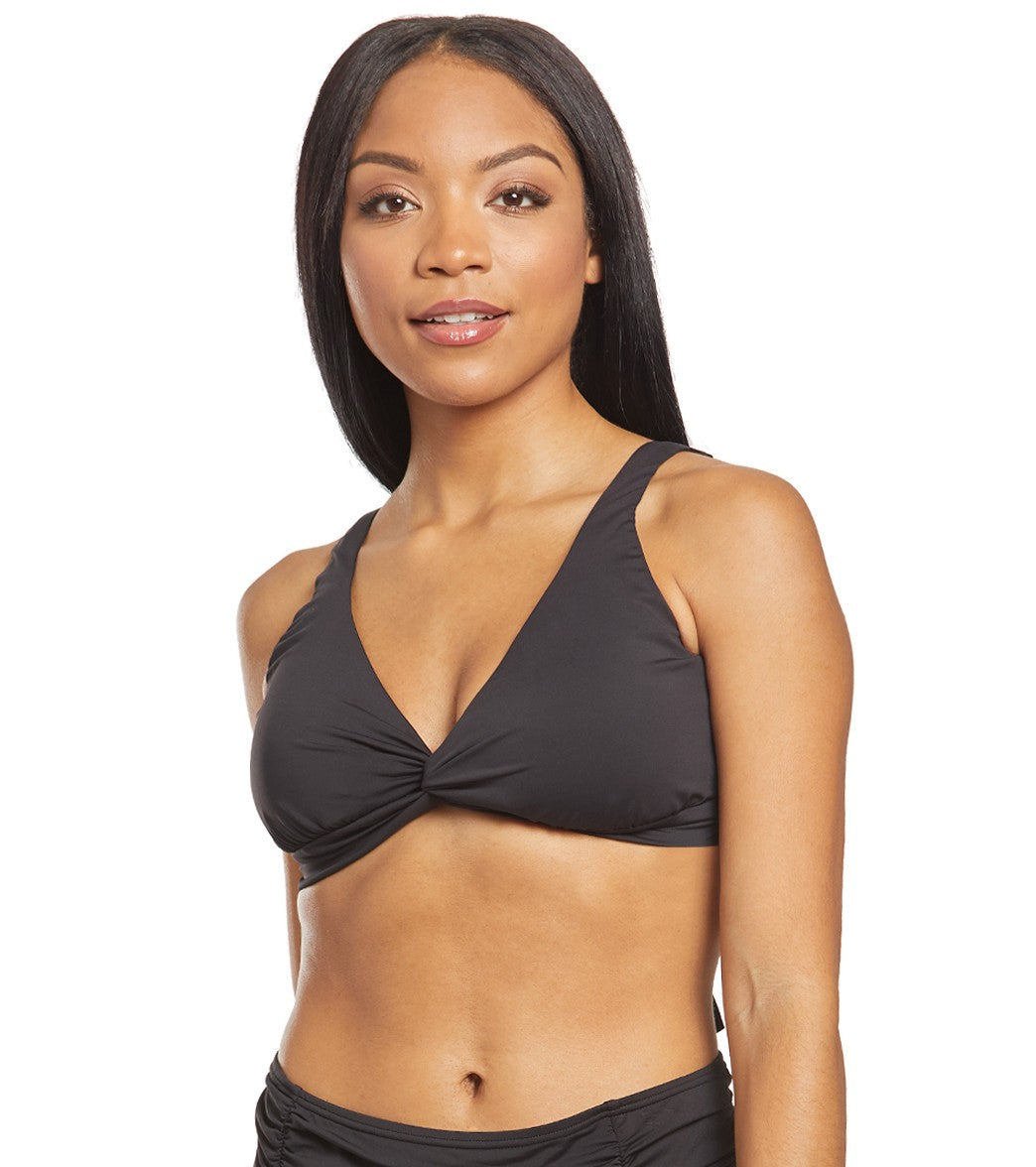 Tommy Bahama Pearl Solids Underwire Twist Front Bikini Top