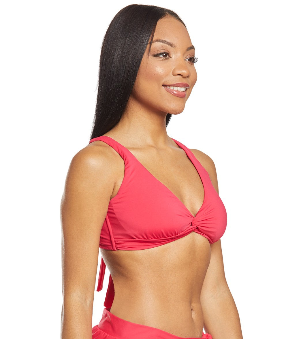 Tommy Bahama Pearl Solids Underwire Twist Front Bikini Top