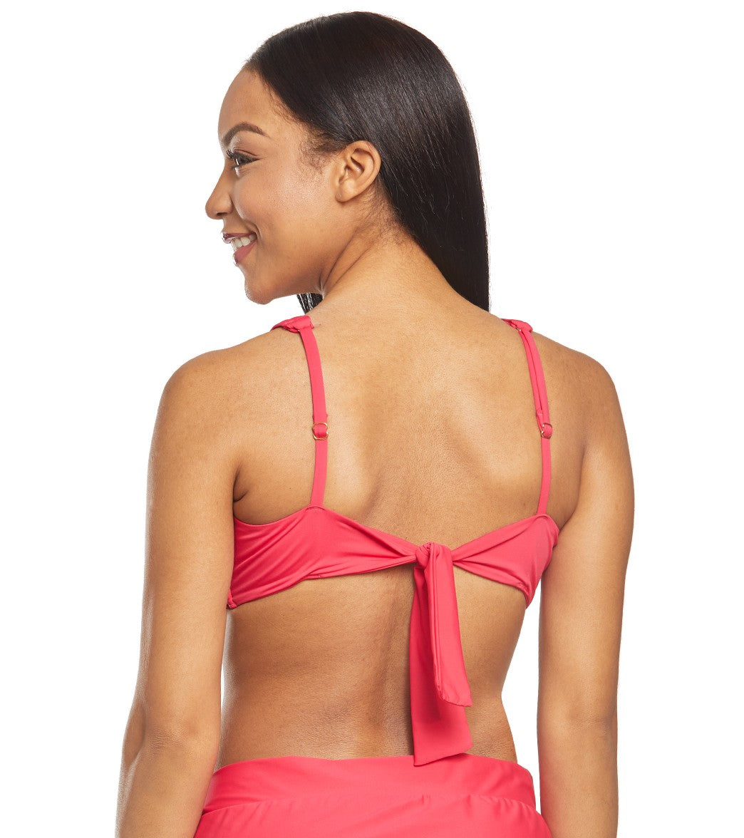Tommy Bahama Pearl Solids Underwire Twist Front Bikini Top