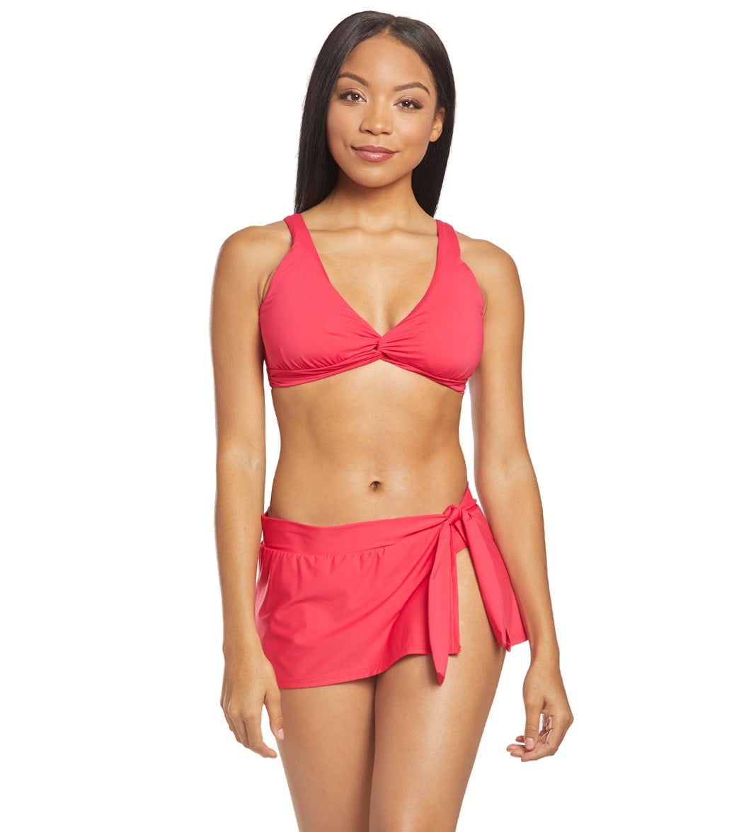 Tommy Bahama Pearl Solids Underwire Twist Front Bikini Top