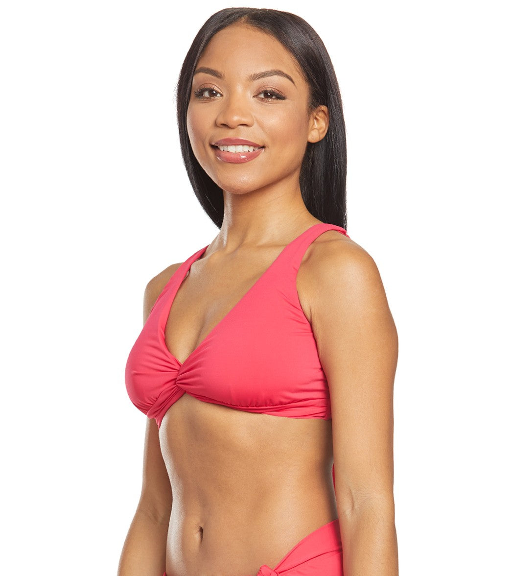 Tommy Bahama Pearl Solids Underwire Twist Front Bikini Top