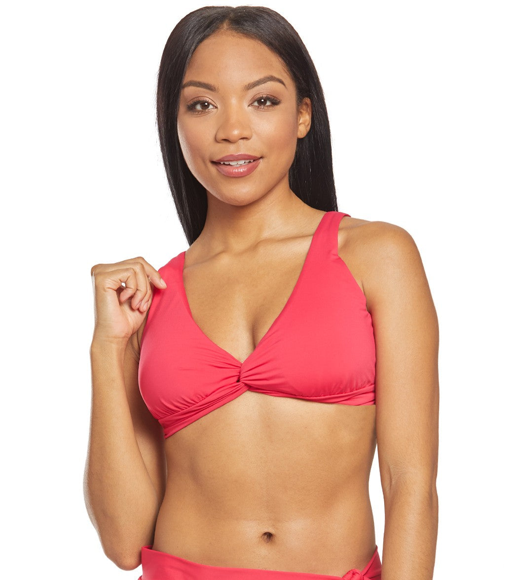 Tommy Bahama Pearl Solids Underwire Twist Front Bikini Top