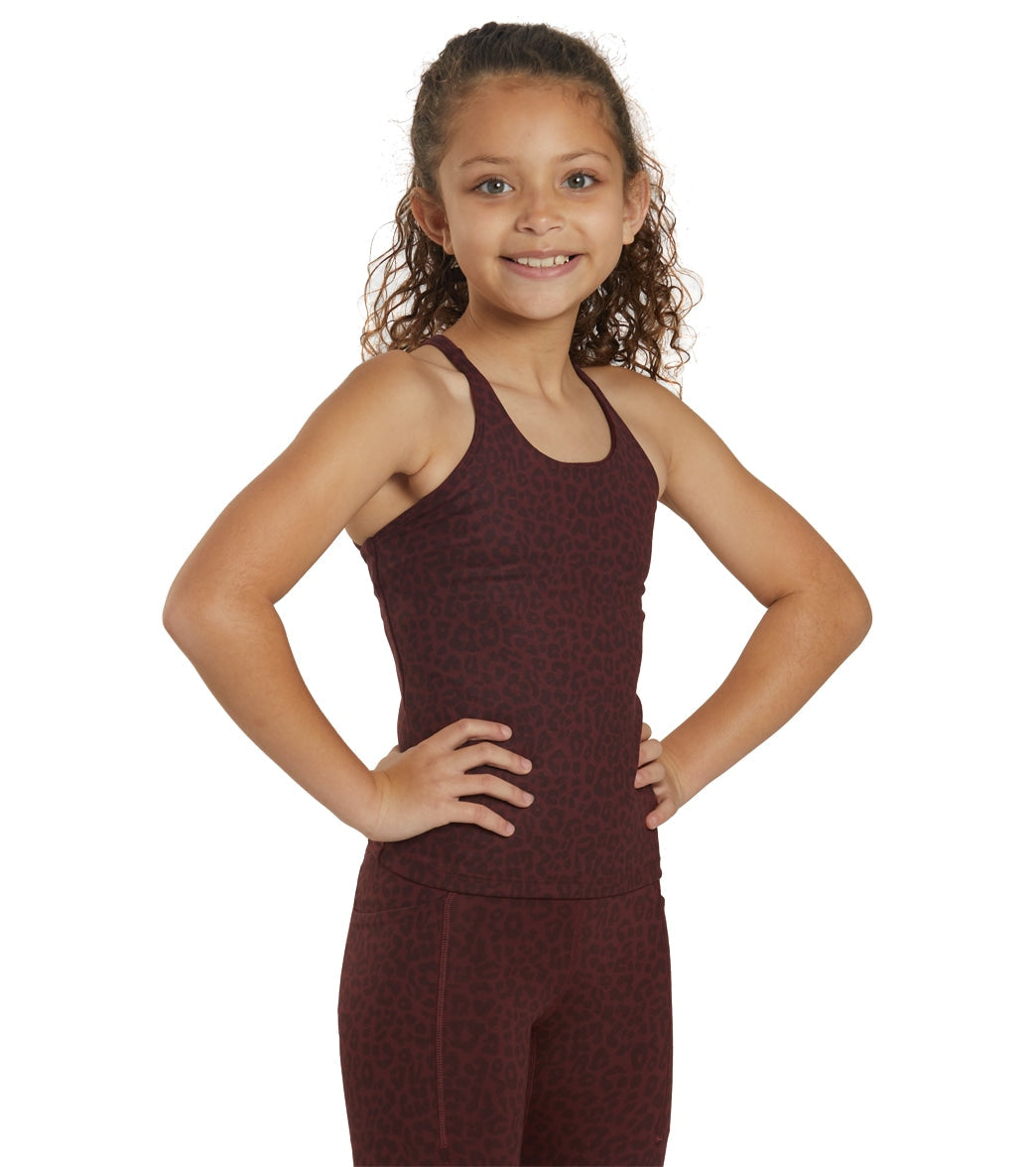 Everyday Yoga Girl Elevated Cheetah Support Tank