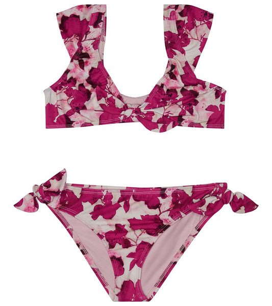 Splendid Girls' Bougainvillea Knot Two Piece Bikini Set (Big Kid)