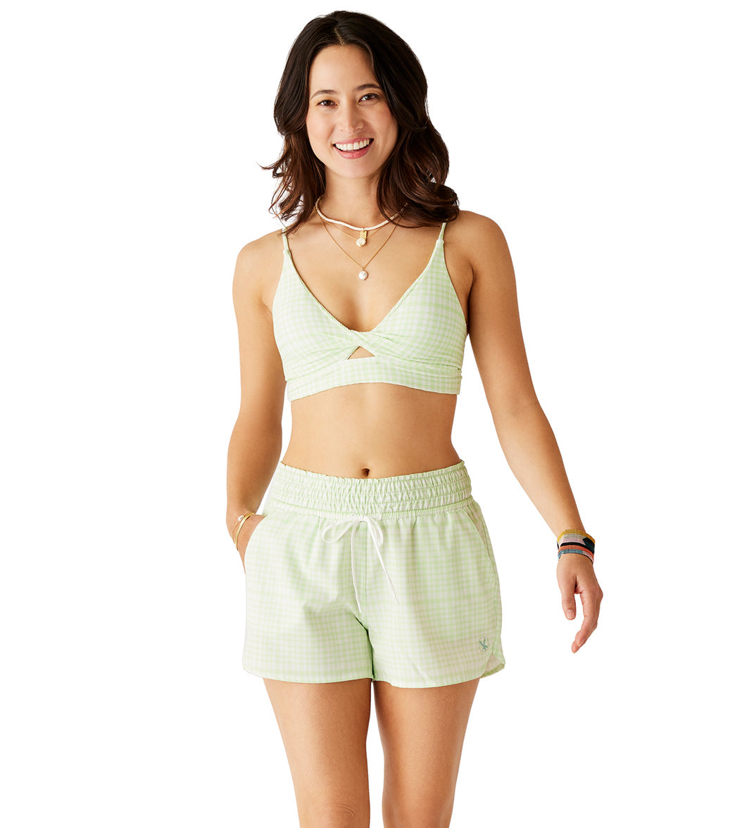 Carve Designs Women's Twist Front Keyhole Elba Bikini Top