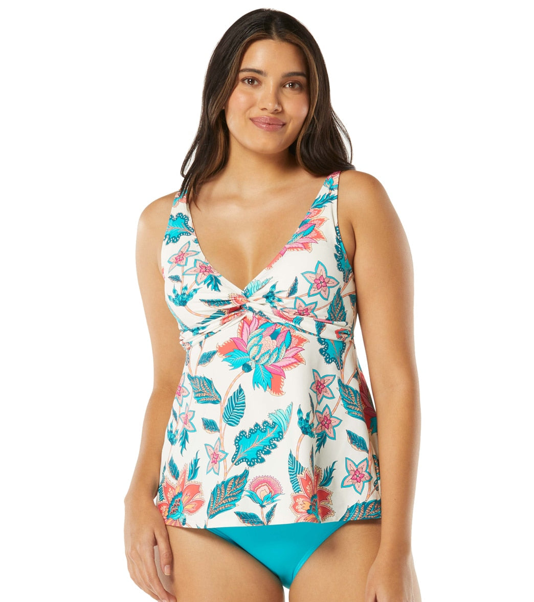 Beach House Women's Vineland Floral Willow Twist Tankini Top