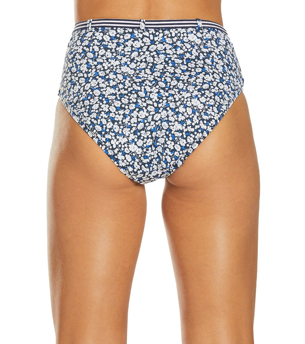 Ralph Lauren Ditzy High Waisted Belted Bikini Bottom