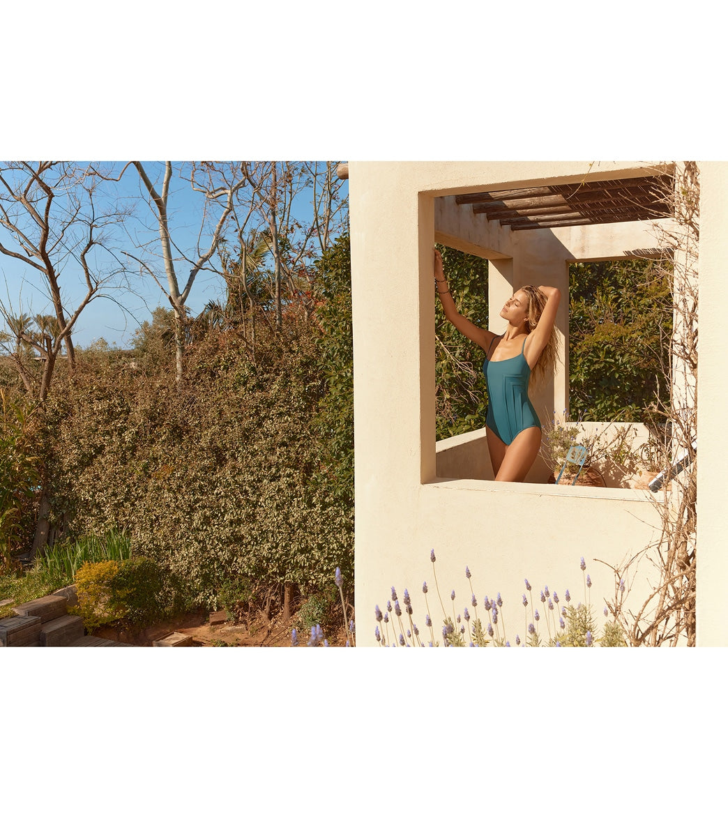 Gottex Women's Paloma Side Fold Princess Line One Piece Swimsuit