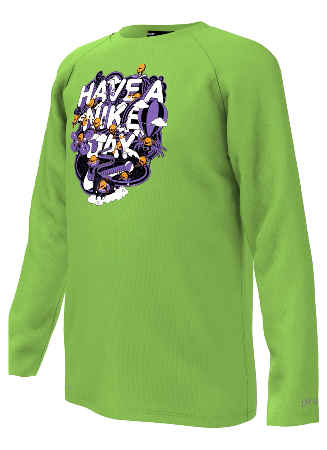 Nike Boys' Have a Nike Day Hydro Long Sleeve Rashguard (Little Kid)