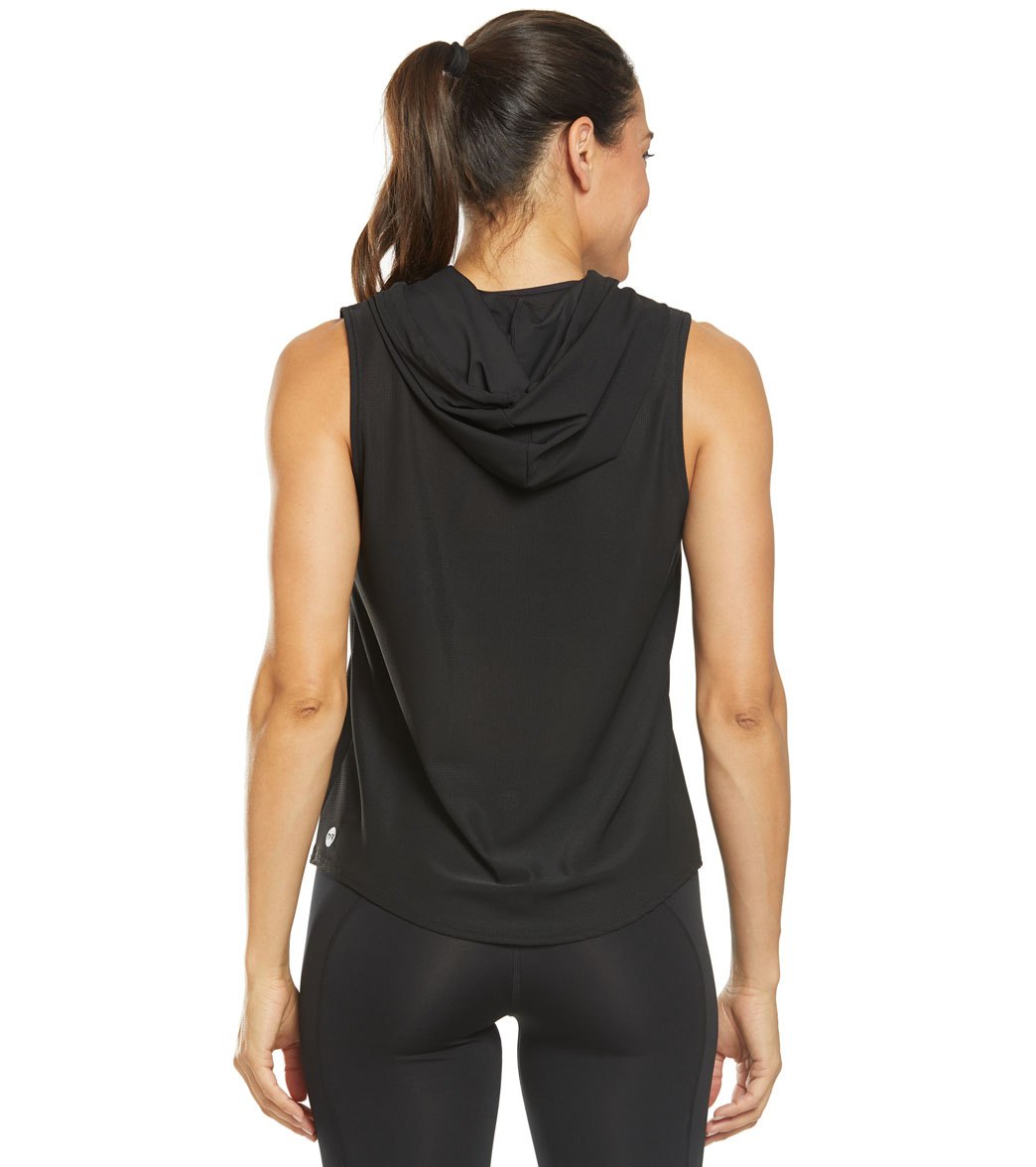TYR Active Nora Mesh Cropped Cover Up Hoodie