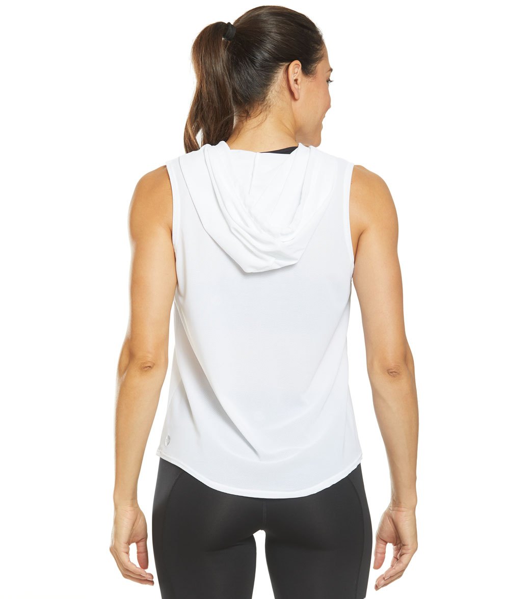 TYR Active Nora Mesh Cropped Cover Up Hoodie