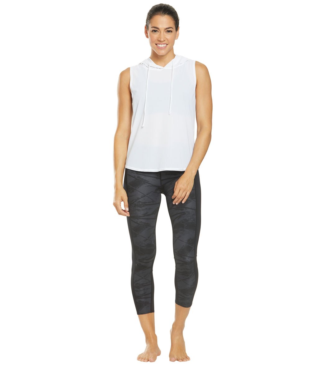 TYR Active Nora Mesh Cropped Cover Up Hoodie