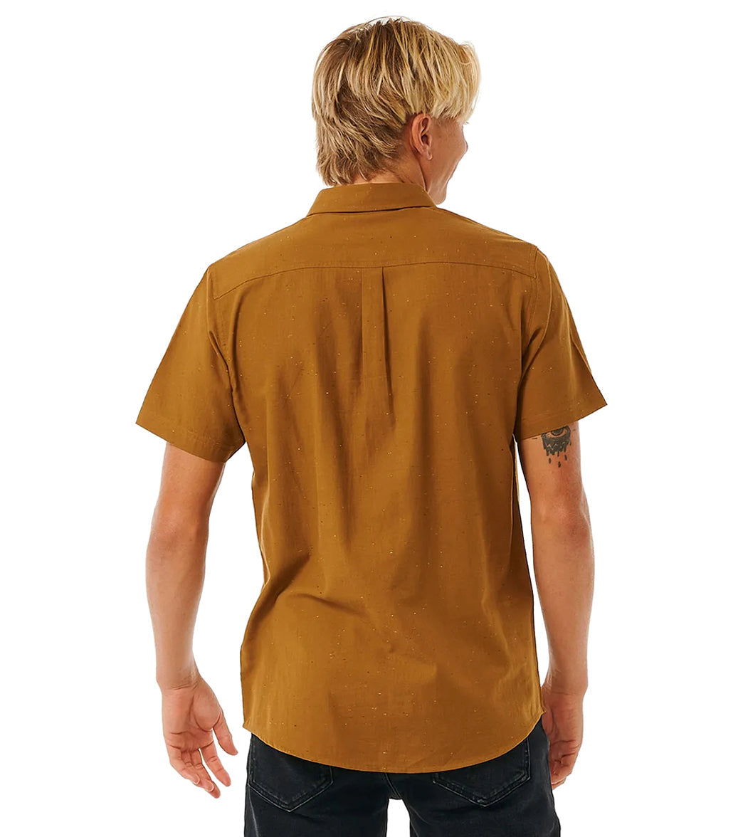 Rip Curl Men's Ourtime Short Sleeve Button-Up Shirt
