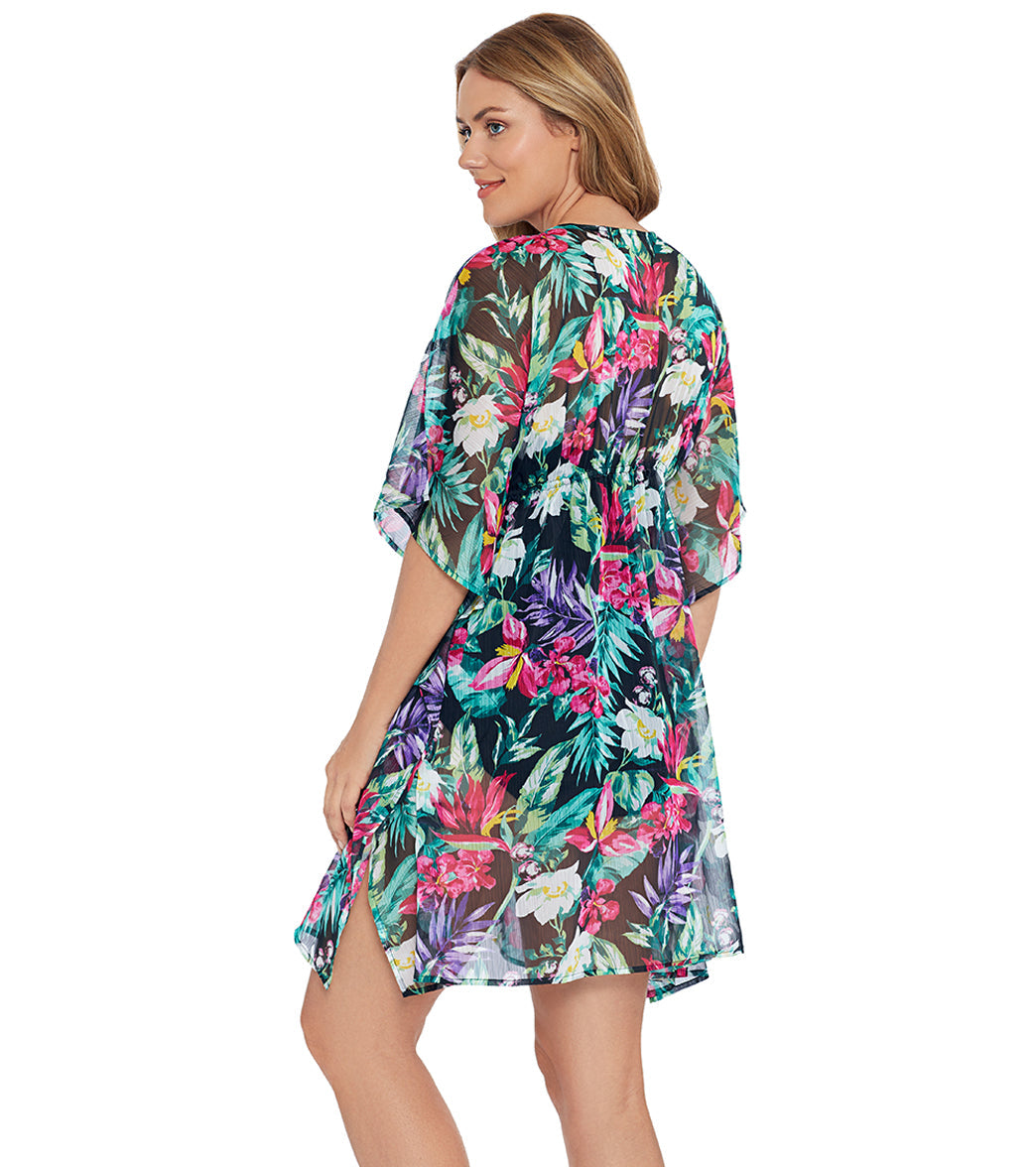 Shape Solver By Penbrooke Women's Mystic Tropic V Neck Tunic