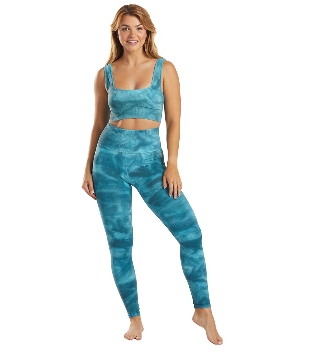 Free People Good Karma Tie Dye Yoga Leggings