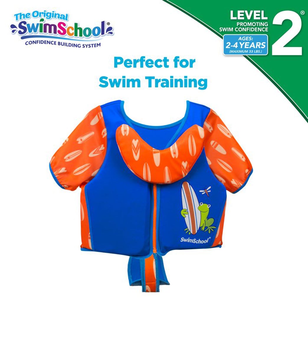 Aqua Leisure Kids' Deluxe Swim Trainer Vest with Collar