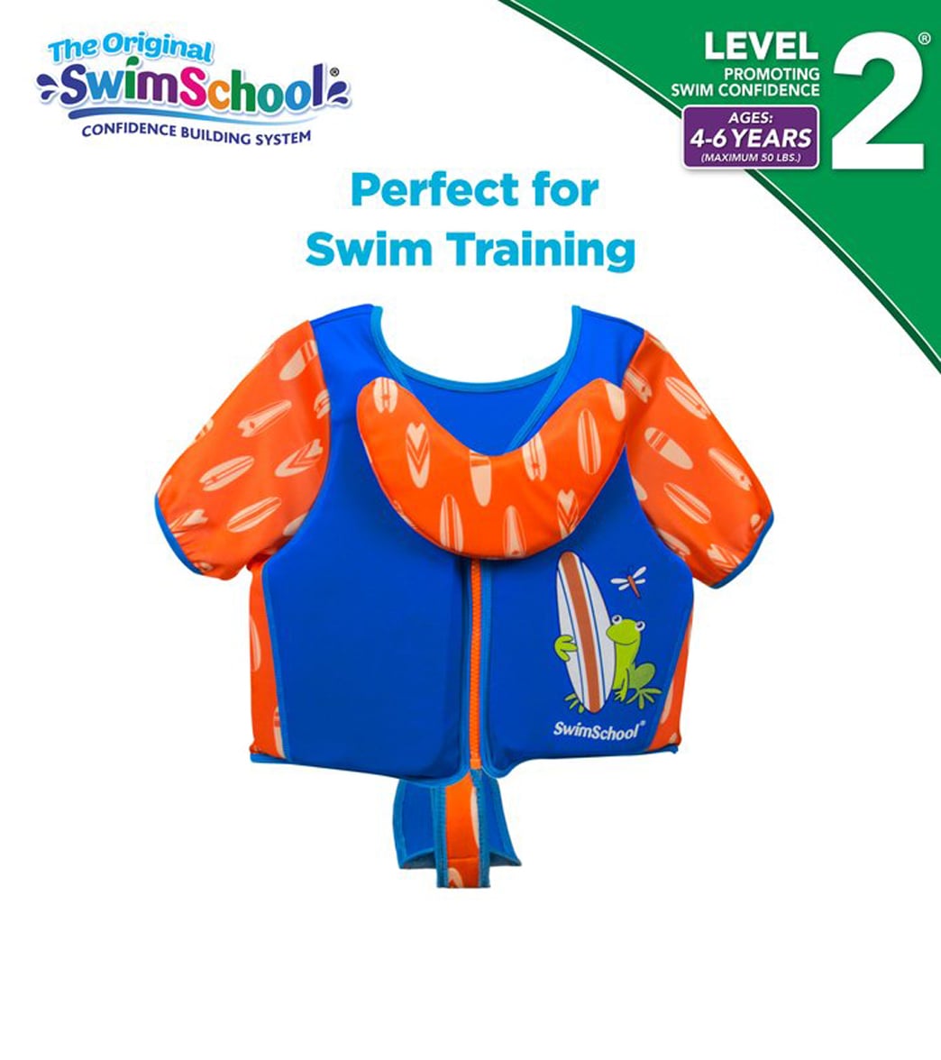 Aqua Leisure Kids' Deluxe Swim Trainer Vest with Collar