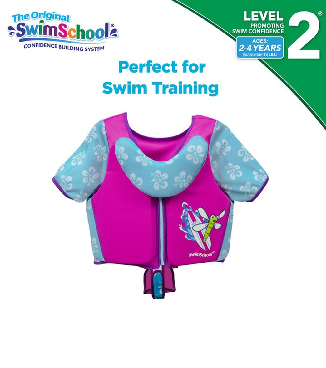 Aqua Leisure Kids' Deluxe Swim Trainer Vest with Collar