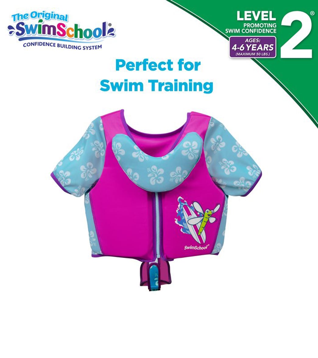 Aqua Leisure Kids' Deluxe Swim Trainer Vest with Collar
