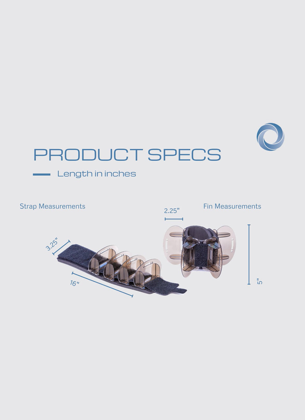 Hydrorevolution Aqualogix MEDIUM Resistance Fin/Cuff